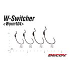 DECOY offset horog súlyozott  worm 104 w swicher #3/0 0.9gr