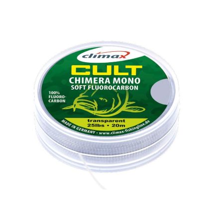 Climax Cult Carp Chimera lágy fluorocarbon horogelőke zsinór 20m 0.40mm 20lb