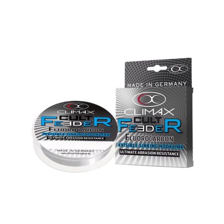 Climax Cult Feeder fluorocarbon láthatatlan horogelőke zsinór 25m 0.24mm