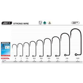 DECOY horog pro pack jig11 strong wire #4/0