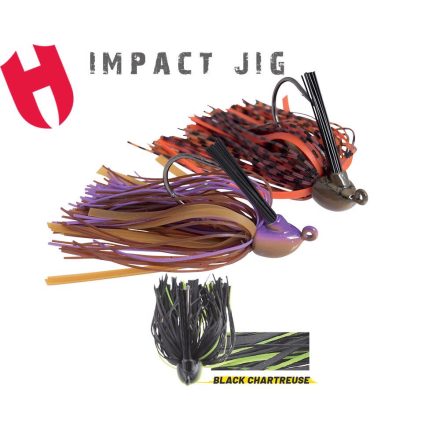 JIG IMPACT 3/8oz 10.5gr Black/Chartreuse
