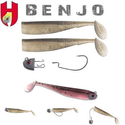 Herakles combo horog benjo shad 3"/ 76mm smoke pink combo shad