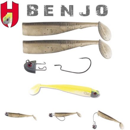 Herakles combo horog benjo shad 3"/ 76mm chartreuse impact