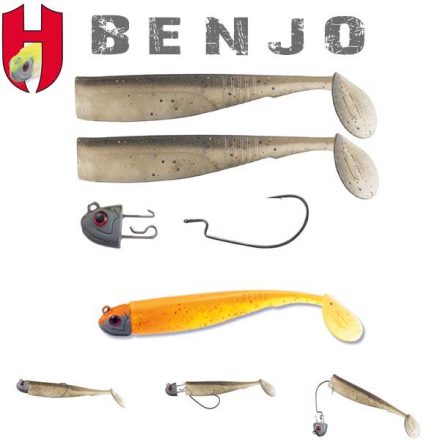 Herakles combo horog benjo shad 3"/ 76mm orange shiner