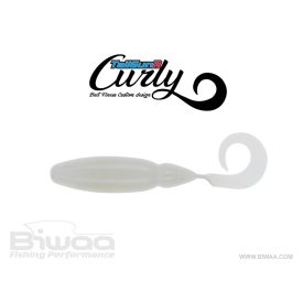 BIWAA tailgunr curly 3.5" 9cm 008 pearl white