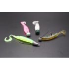 SHAD TAILGUNR CURLY 2.5" 6.3cm 206 Golden Shiner