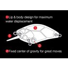 DUO REALIS CRANK 55SR KABUKI 5.5cm 10gr CCC3516 Ghost Mat Lime Chart