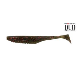   Duo Realis Versa Shad 3"/ 76mm – F018 Green pumpkin red flake