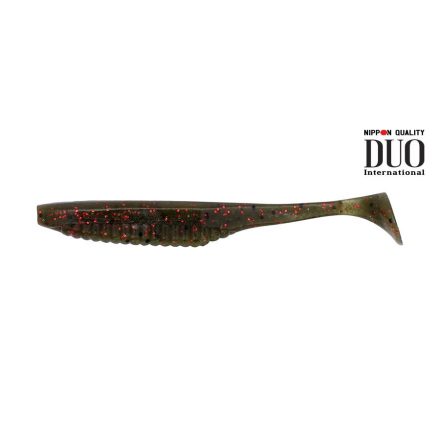 Duo Realis Versa Shad 3"/ 76mm – F018 Green pumpkin red flake