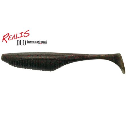 Duo Realis Versa Shad Fat 5"/ 127mm – F018 Green pumpkin red flake
