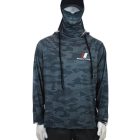 MAJOR CRAFT SUN PROTECTION HOODIE UV ÁLLÓ KAPUCNIS FELSŐ L Dark Gray