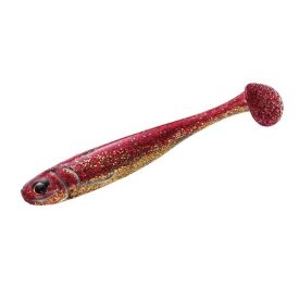Major Craft Stabi Shad Slim 4"/100mm – #001 Red Gold