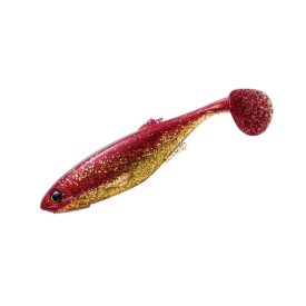 Major Craft Stabi Shad Fat 3,5"/8.9mm – #001 Red Gold