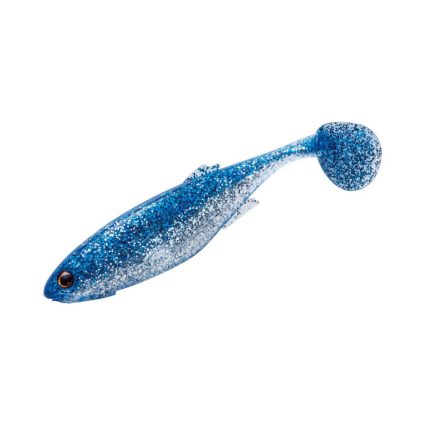Major Craft Stabi Shad Fat 3,5"/8.9mm – #002 Blue Silver