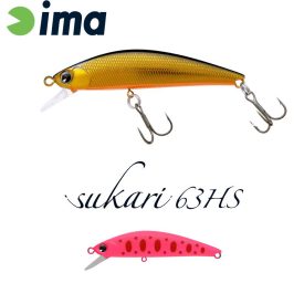 IMA SUKARI 63HS 63mm 8gr 018 Pink Yamame