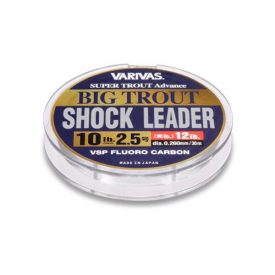   Varivas Big Trout Shockleader fluorocarbon VSP előkezsinór 30m 0.37mm 20lb