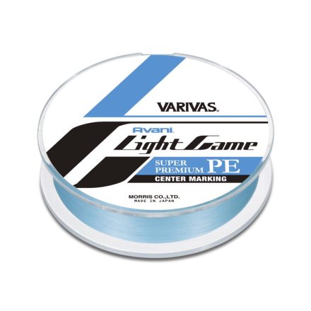 Varivas Avani Light Game Premium PE X4 150m 0,074mm- PE0.2 fonott zsinór