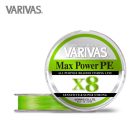 Varivas Max Power PE X8 150m 0.205mm- PE1.5 fonott zsinór