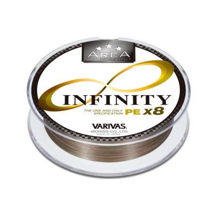 Varivas Super Trout Area Infinity PE X8 75m 0,09mm- PE0.3 fonott zsinór