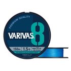 VARIVAS PE 8 BLUE EDITION 150m #2.0 0.218mm 37lb Fluo Ocean Blue