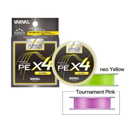 Varivas Super Trout Area PE X4 75m 0,064mm- PE0.15 fonott zsinór