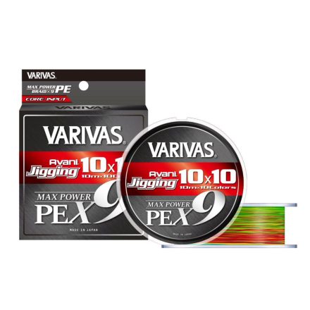 Varivas Avani Jigging 10x10 Max Power PE X9 200m 0,185mm- PE1.2 fonott zsinór
