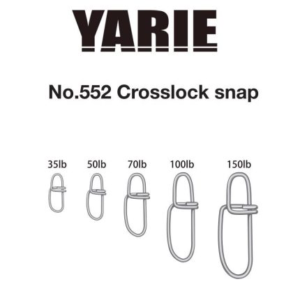 YARIE 552 CROSSLOCK kapocs 150LB