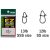 YARIE 555 MICRO EZ LINE SNAP 13LB SS