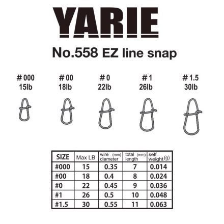 YARIE 558 EZ LINE SNAP 46LB 2