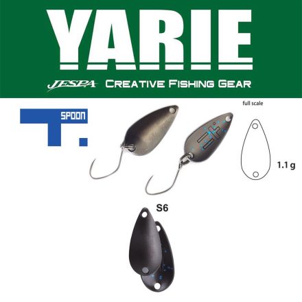 Yarie T-Spoon 1,1g S6 Ganmeta Jewel