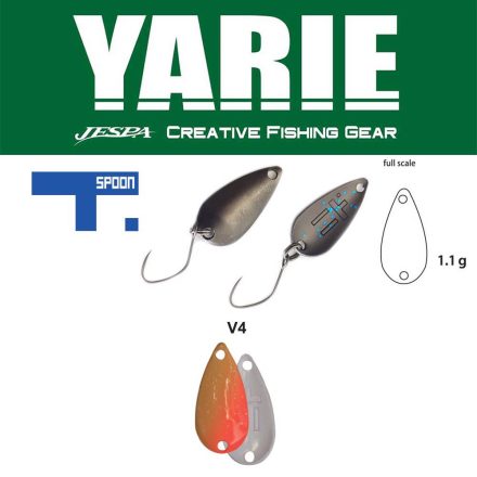 Yarie T-Spoon 1,1g V4 MG Ice