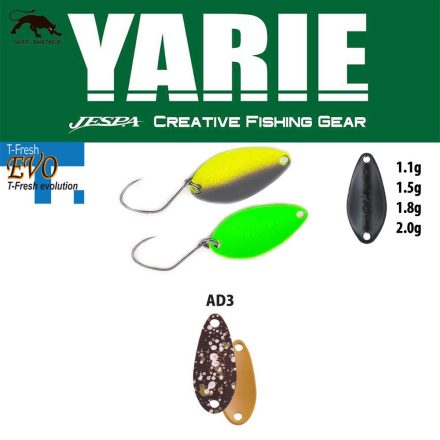 Yarie T-Fresh Evo 1,1g AD3 Saku Pellet
