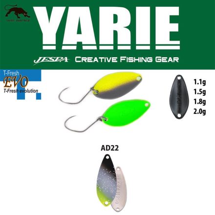 Yarie T-Fresh Evo 2g AD22 Saber Silver