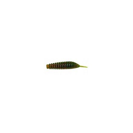 FISHUP_TANTA 1" (12PCS.), #050 - GREEN PUMPKIN BROWN/RED & PURPLE