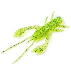   FISHUP_REAL CRAW 2" (7PCS.), #026 - FLO CHARTREUSE/GREEN