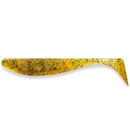 Fishup Wizzle Shad 3"/ 76mm – 036 Caramel green black