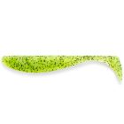 Fishup Wizzle Shad 3"/ 76mm – 055 Chartreuse black