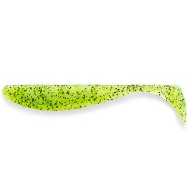 Fishup Wizzle Shad 3"/ 76mm – 055 Chartreuse black