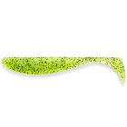 Fishup Wizzle Shad 3"/ 76mm – 055 Chartreuse black