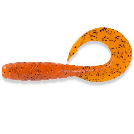 Fishup Fancy Grub 2,5"/ 64mm –  #049 - ORANGE PUMPKIN/BLACK