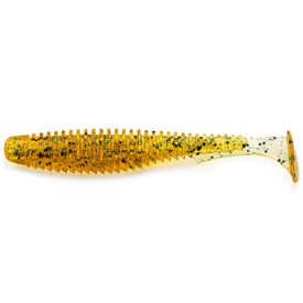 Fishup U- Shad 2"  #036 - Caramel/green & black
