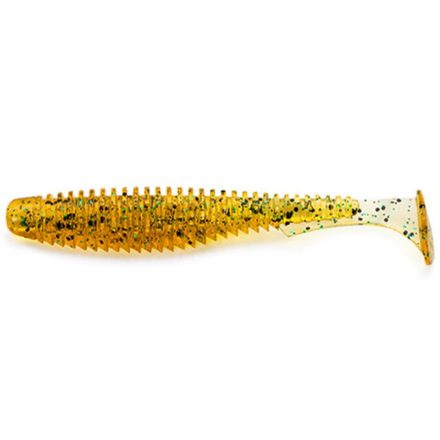 Fishup U-Shad 2.5"/ 64mm – 036 Caramel green black