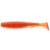 Fishup U- Shad 3" #049 - Orange pumpkin/black