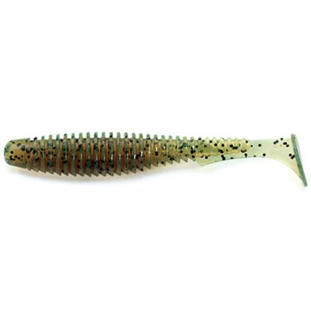 Fishup U-Shad 4"/ 100mm – 017 Motoroil pepper