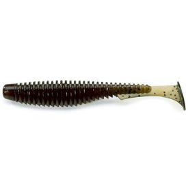 Fishup U-Shad 4"/ 100mm – 043 Watermelon brown black