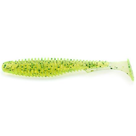 Fishup U- Shad 4"  #026 - Flo chartreuse/green