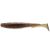 Fishup U-Shad 4"/ 100mm – 045 Green pumpkin red black