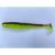 Fishup U- Shad 4"  #203 - Green pumpkin/flo chartreuse