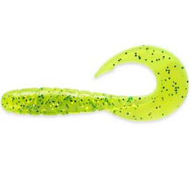   Fishup Mighty Grub 3,5"/ 89mm – #026 - FLO CHARTREUSE/GREEN