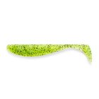 Fishup Wizzle Shad 5"/ 127mm – 055 Chartreuse black